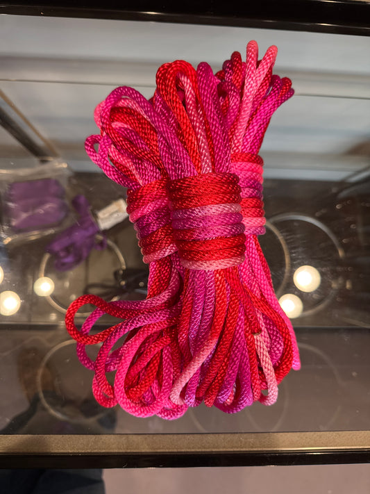 Valentine's Solid Braid Silky Nylon Rope - 30ft hank