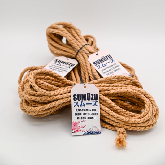 SUMŪZU 6mm JBO-Free Premium Jute Rope - 8m hank