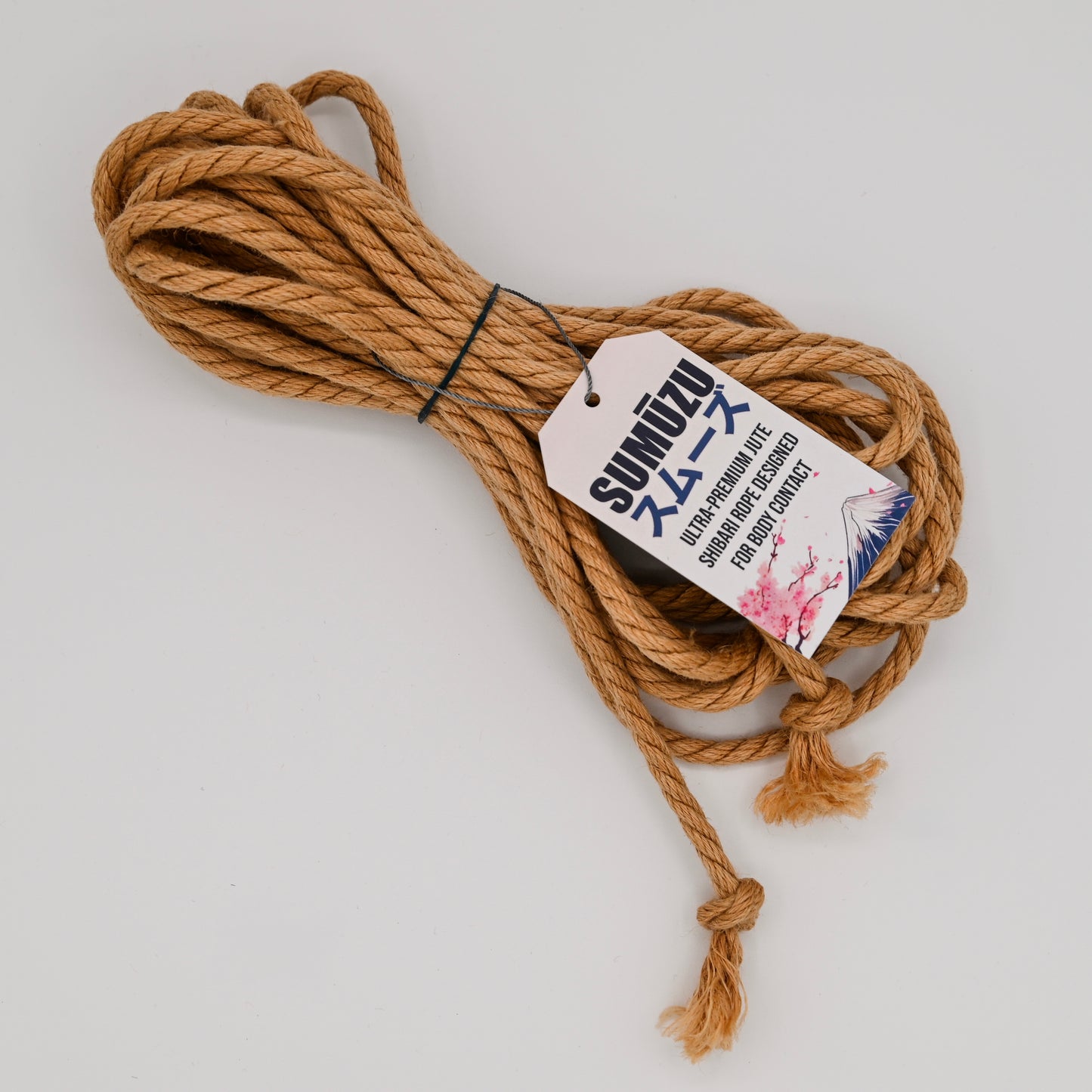 SUMŪZU 6mm JBO-Free Premium Jute Rope - 8m hank
