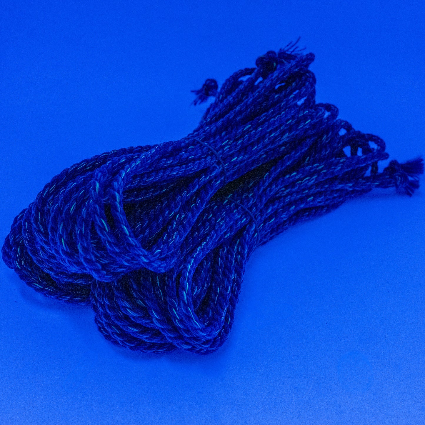 Unicorn Style Conductive + UV "Bluekkake" Jute Shibari Rope Bundle
