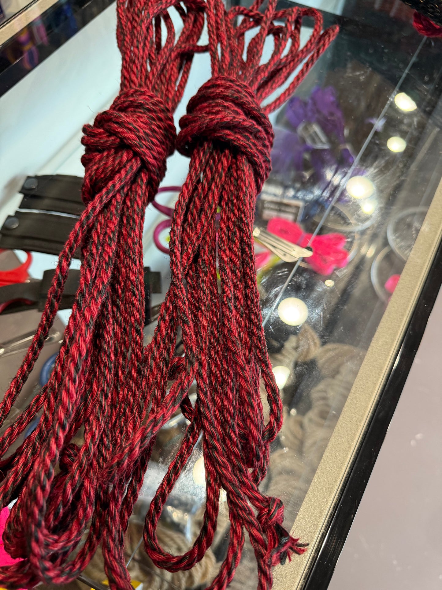 Nomad Customs 6mm Colored Jute Rope - 8m+ hank - conditioned