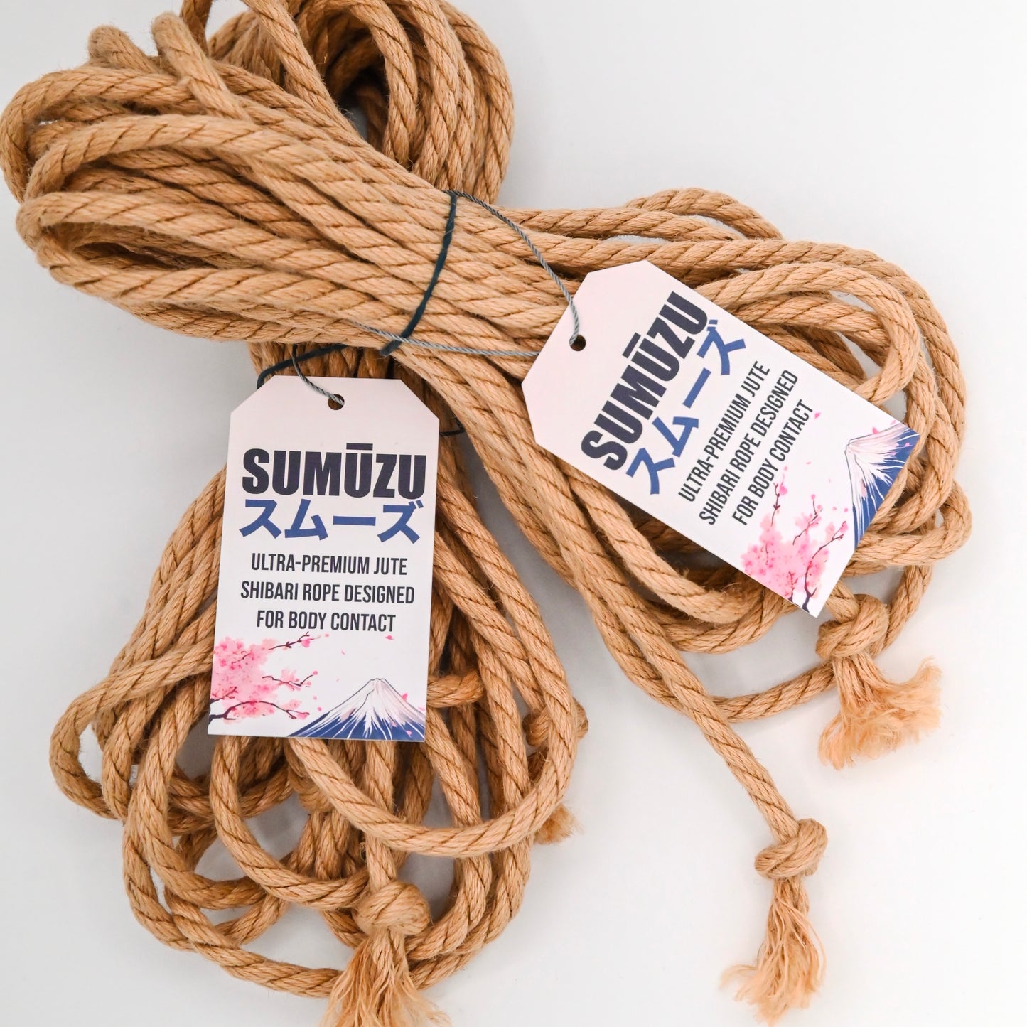 SUMŪZU 6mm JBO-Free Premium Jute Rope - 8m hank