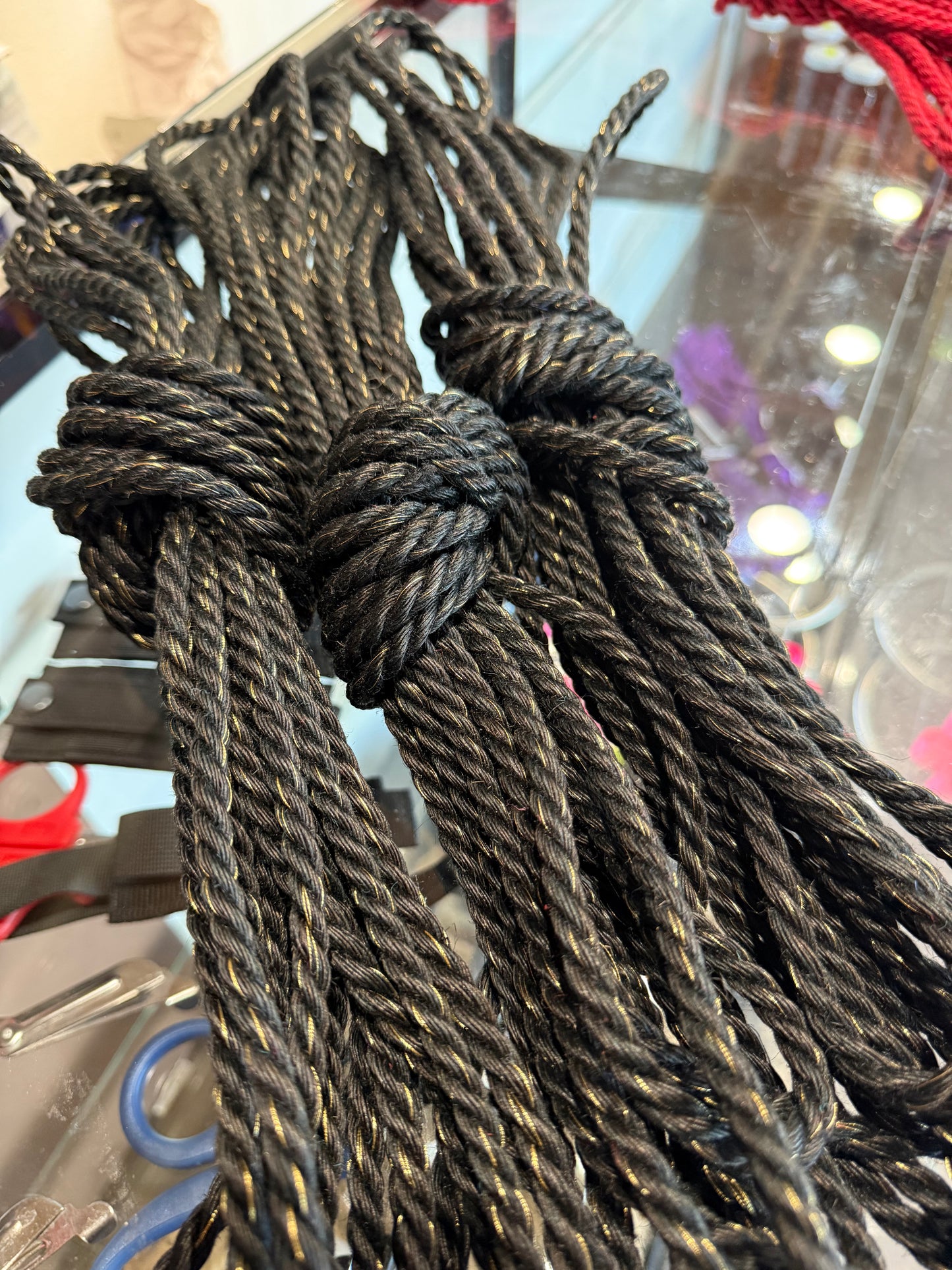 Nomad Customs 6mm Colored Jute Rope - 8m+ hank - conditioned