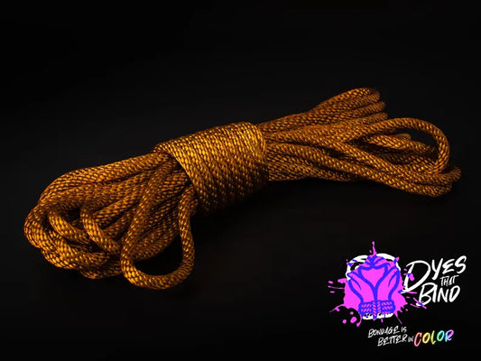 Carnal Caramel Solid Braid Silky Nylon Rope - 30ft hank