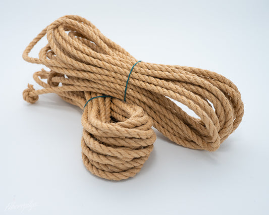 Roku Raw 6mm JBO-Free Jute Rope - 8m hank