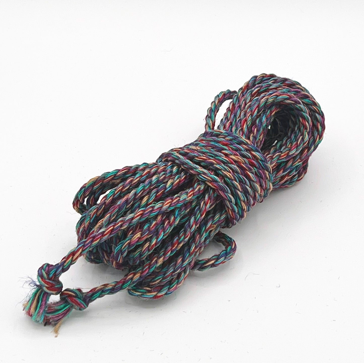 Nomad Customs 6mm Colored Jute Rope - 8m+ hank - conditioned