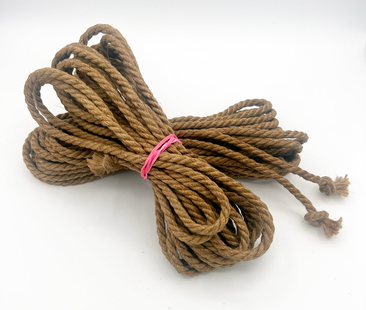 Nomad Customs 6mm "Texas Edition" Natural Jute Rope - 8m+ hank - conditioned