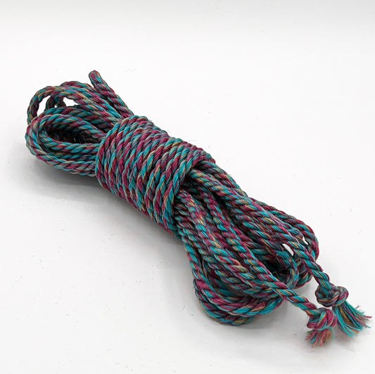 Nomad Customs 6mm Colored Jute Rope - 8m+ hank - conditioned