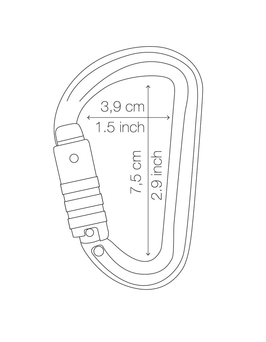 Petzl Sm'D 2-way auto lock carabiner